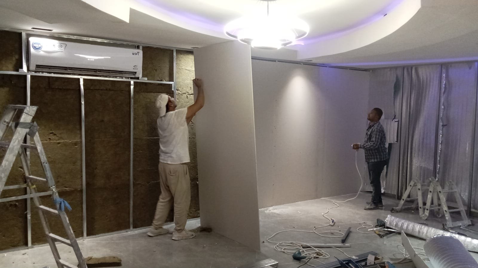 شغل تركيب عازل صوت جدران شمال الرياض 0573522775